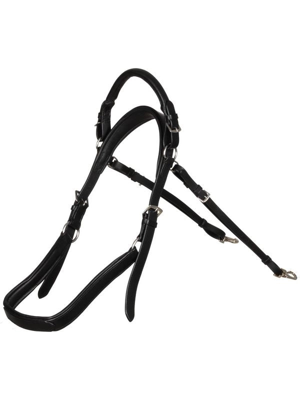 Jump strap in cuoio