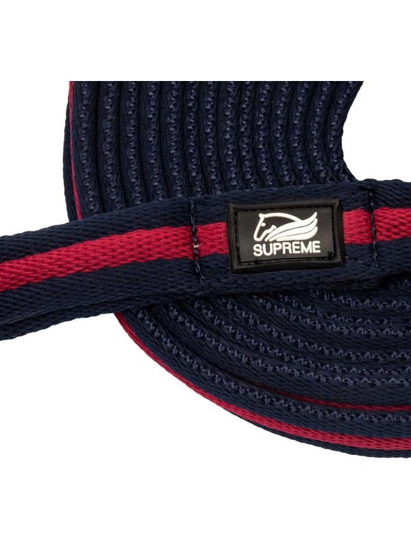 Padded nylon lunge rein with  attachment to halter