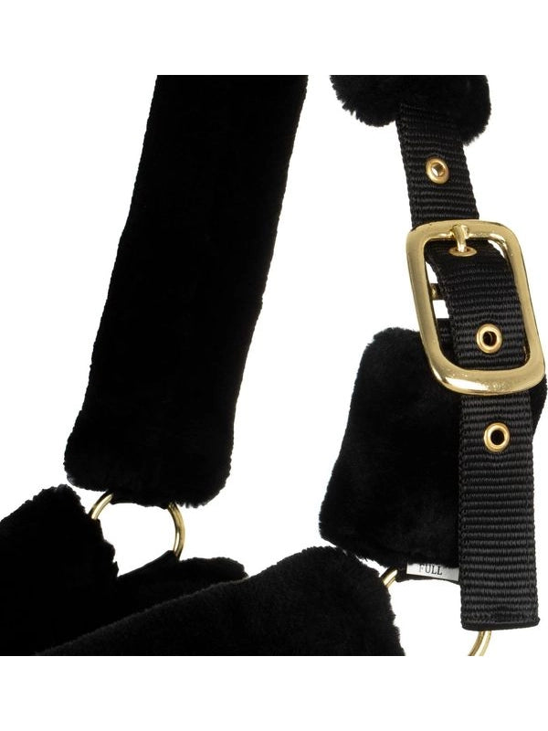 Cavezza in nylon con inserti in lana sintetica premium