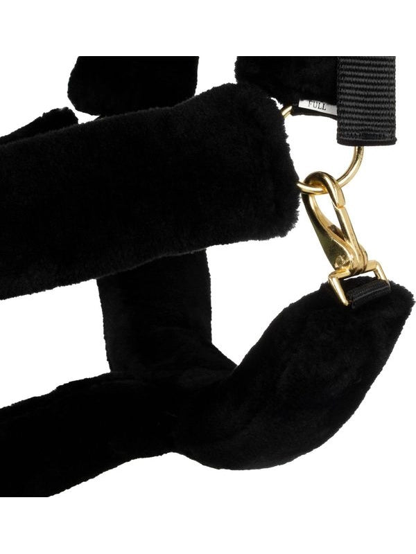 Cavezza in nylon con inserti in lana sintetica premium