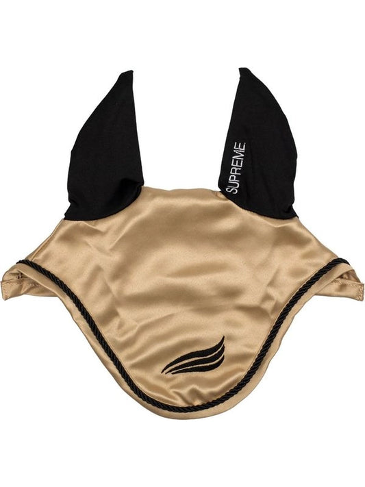 Cuffietta satinata con orecchie elasticizzate