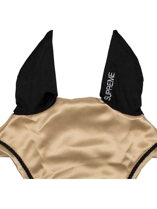 Cuffietta satinata con orecchie elasticizzate