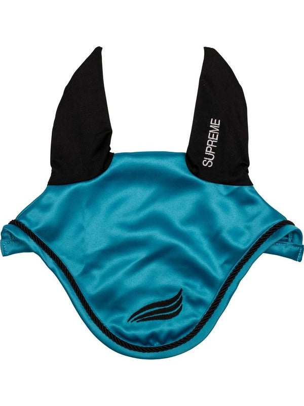 Cuffietta satinata con orecchie elasticizzate