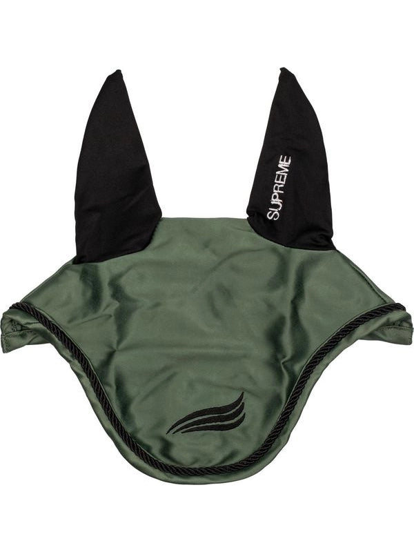 Cuffietta satinata con orecchie elasticizzate