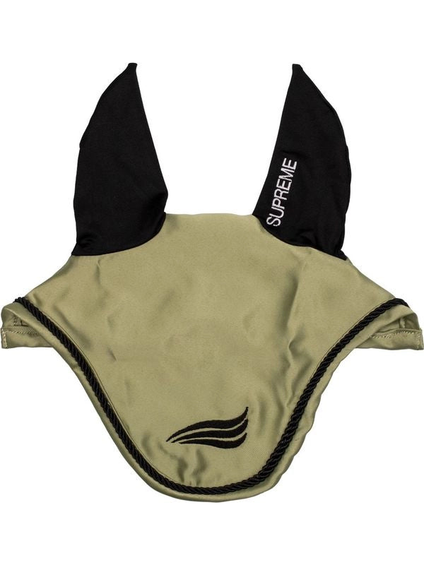 Cuffietta satinata con orecchie elasticizzate