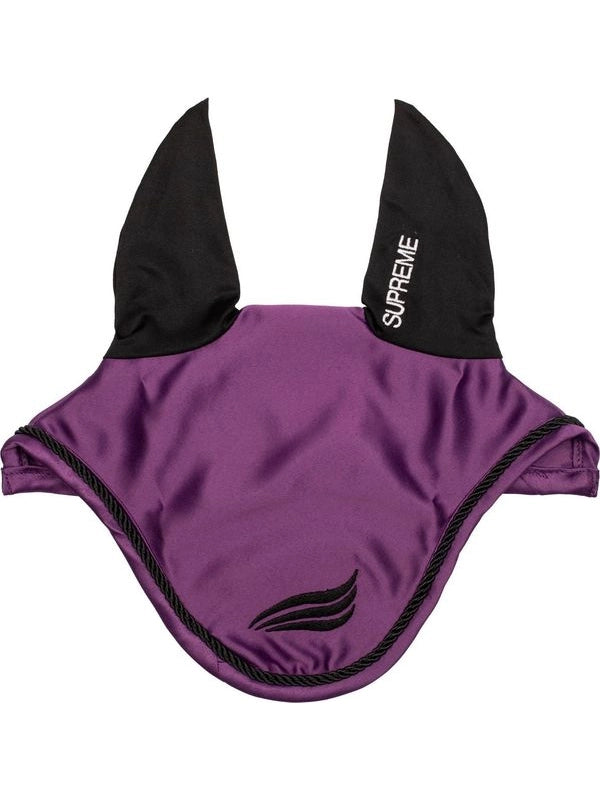 Cuffietta satinata con orecchie elasticizzate