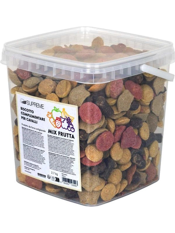 Biscotti per cavalli mix di frutta 2,7 kg