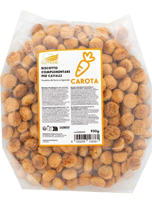 BISCOTTO VEGETALE PER CAVALLI GUSTO CAROTA (930 g.)