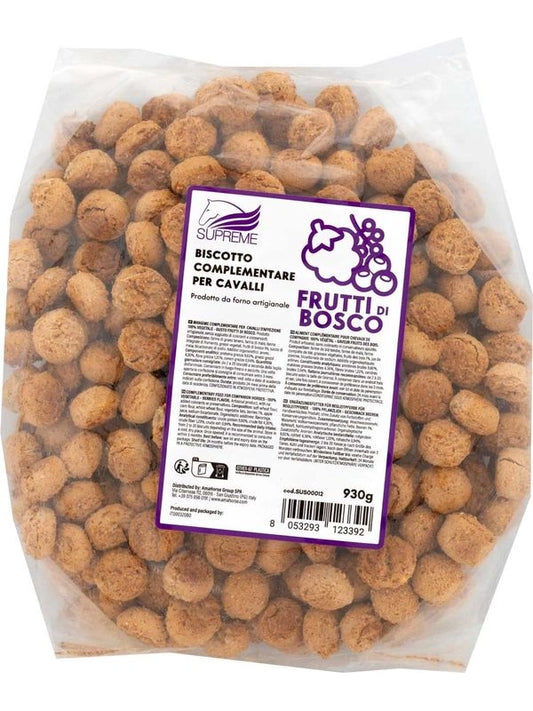 Biscotto vegetale per cavalli gusto frutti di bosco (930 gr)