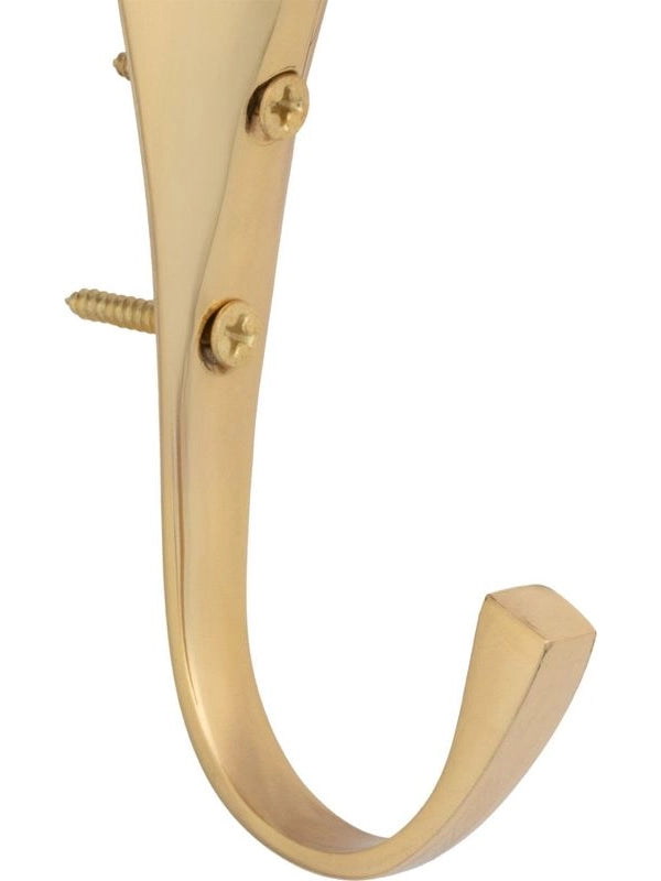 Gancio a testa di cavallo in ottone massiccio