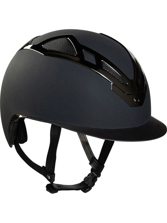 Casco apex chrome black matt