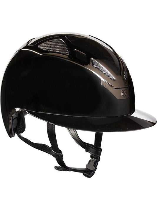 Casco apex chrome lady black glossy