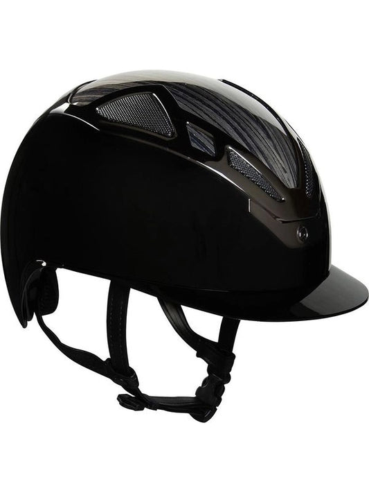 Casco apex wood black glossy