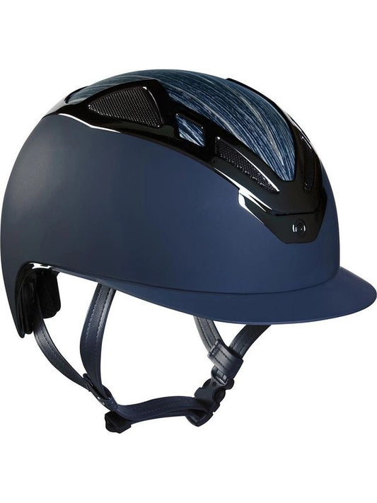 Casco apex wood blu navy matt