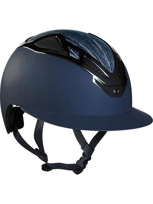 Casco apex wood lady blu navy matt
