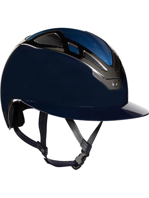 Casco apex wood lady blu navy glossy