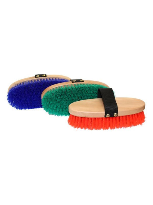 Spazzola con dorso in legno rider e horse