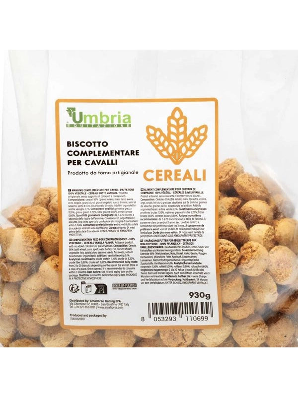 Biscotto vegetale per cavalli con cereali(930 gr)