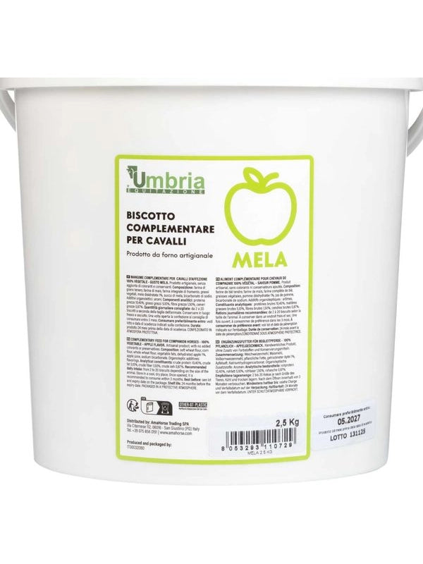 BISCOTTO VEGETALE PER CAVALLI GUSTO MELA (2,5 kg)