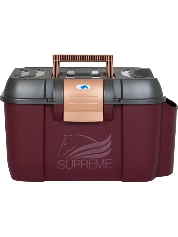 Bauletto grande panaro 2019 con porta bottiglie laterale rosso-blu 169
