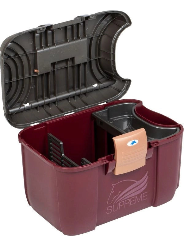 Bauletto grande panaro 2019 con porta bottiglie laterale rosso-blu 169