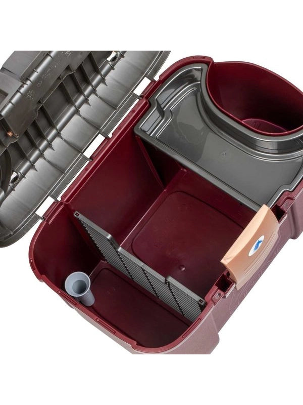 Bauletto grande panaro 2019 con porta bottiglie laterale rosso-blu 169