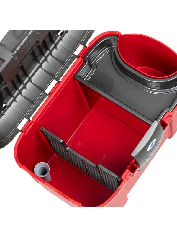 Bauletto grande panaro 2019 con porta bottiglie laterale rosso-blu 169