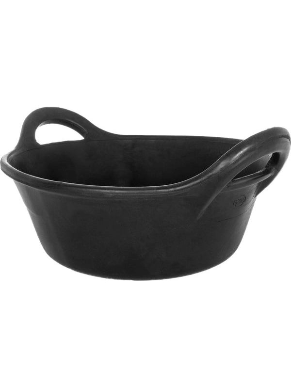 Mangiatoia tonda da terra con manici 20 litri