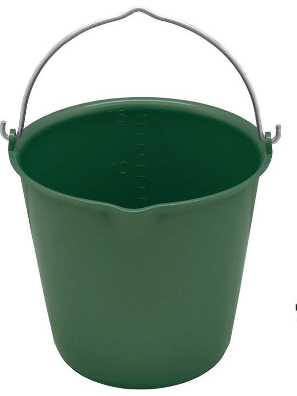 Secchio in plastica flex da 15 lt con manico in metallo