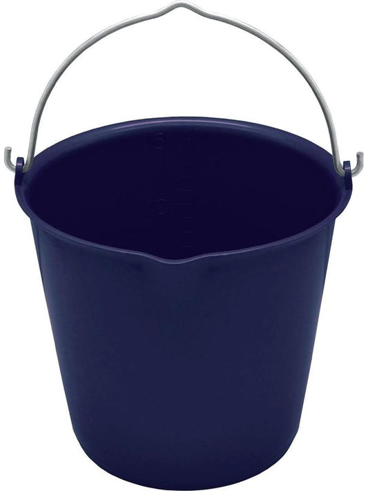 Secchio in plastica flex da 15 lt con manico in metallo