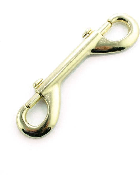 Moschettone doppio ottone