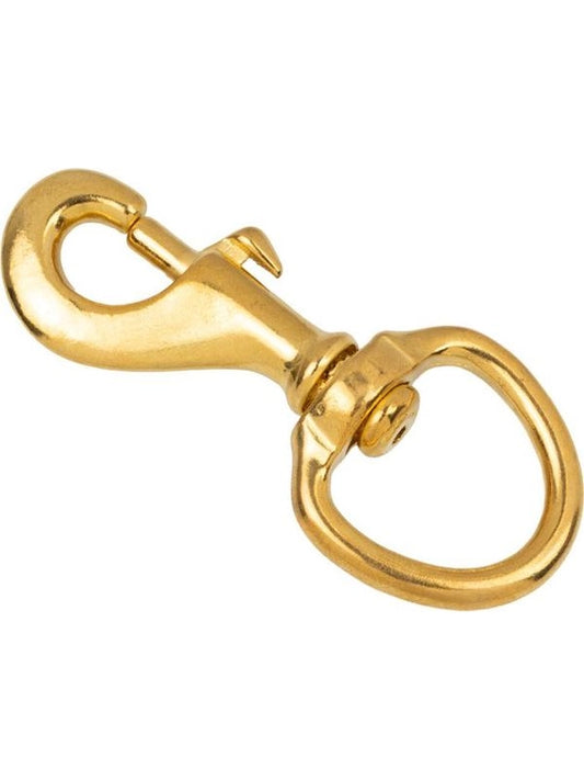 Moschettone lunghina ottone 1"