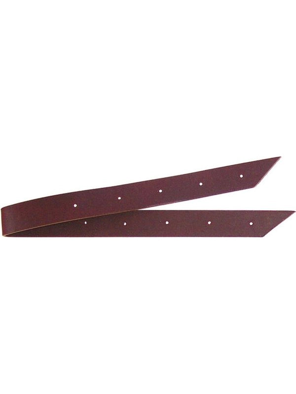 Riscontro in cuoio corto western 46 cm