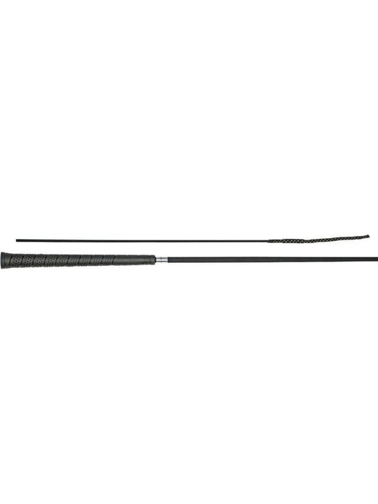 Frustino dressage manico anti-slip golf fusto nero opaco