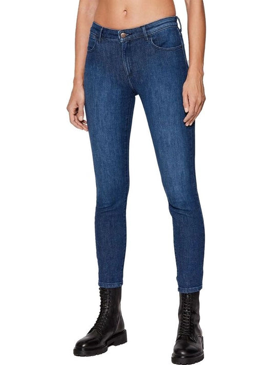 Jeans donna skinny authentic blue elasticizzato