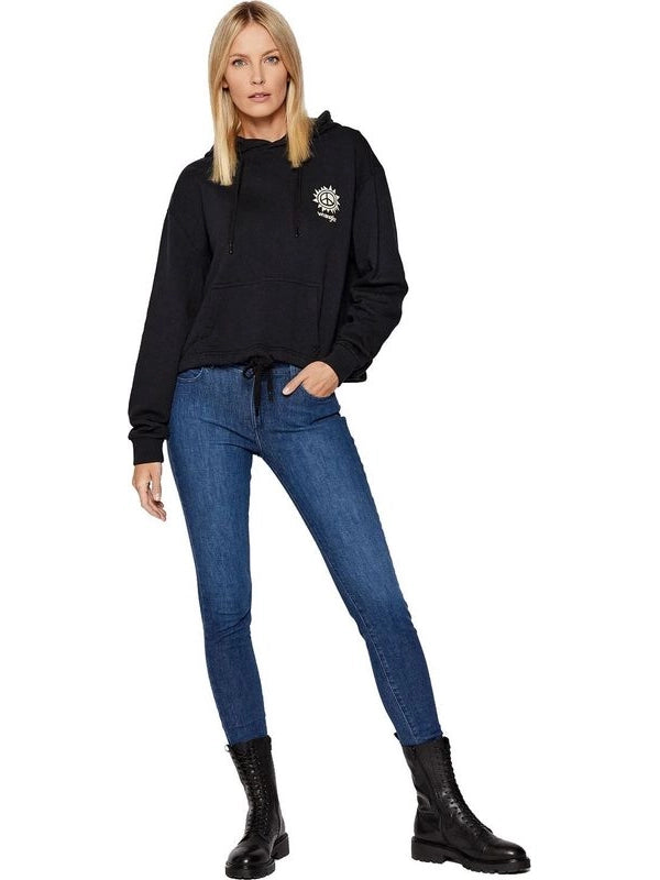 Jeans donna skinny authentic blue elasticizzato