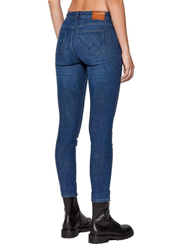Jeans donna skinny authentic blue elasticizzato
