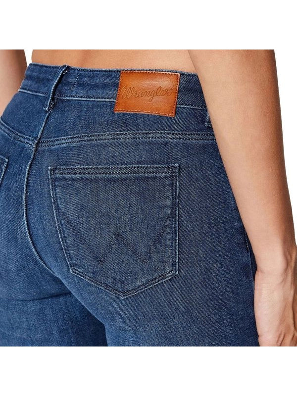 Jeans donna skinny authentic blue elasticizzato