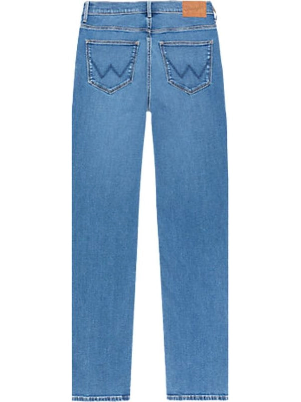 Jeans uomo wrangler modello straight w10tm614v