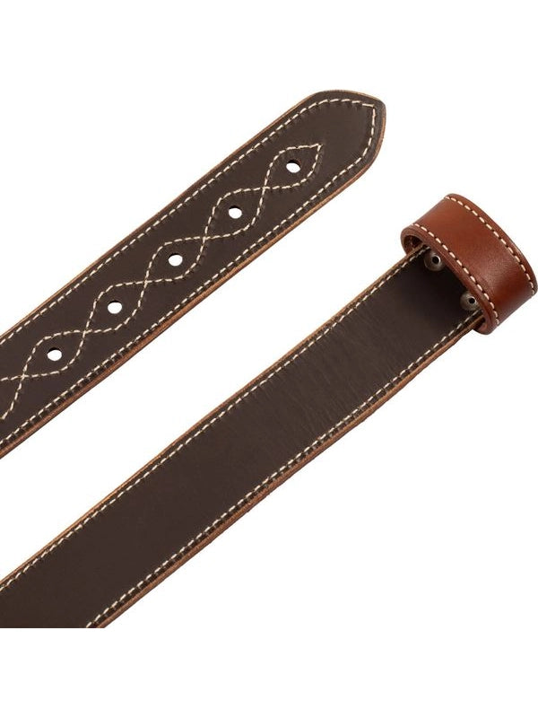 Sottopancia western posteriore in cuoio