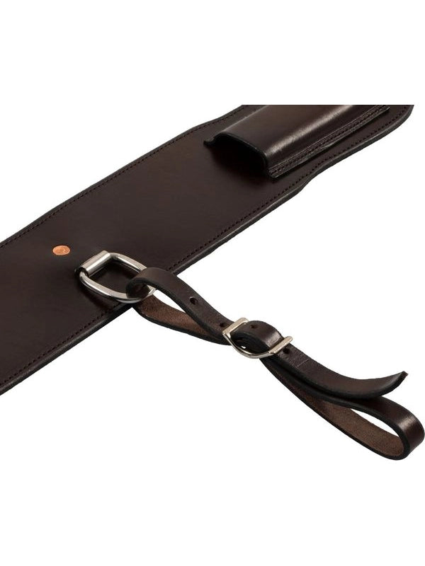 Sottopancia western posteriore in cuoio